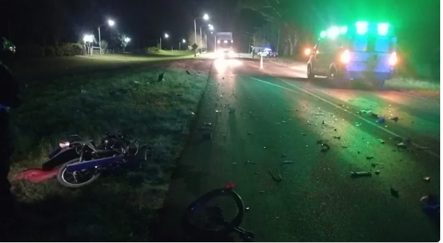 Siniestro fatal sobre Ruta 11: un motociclista perdió la vida en Avellaneda