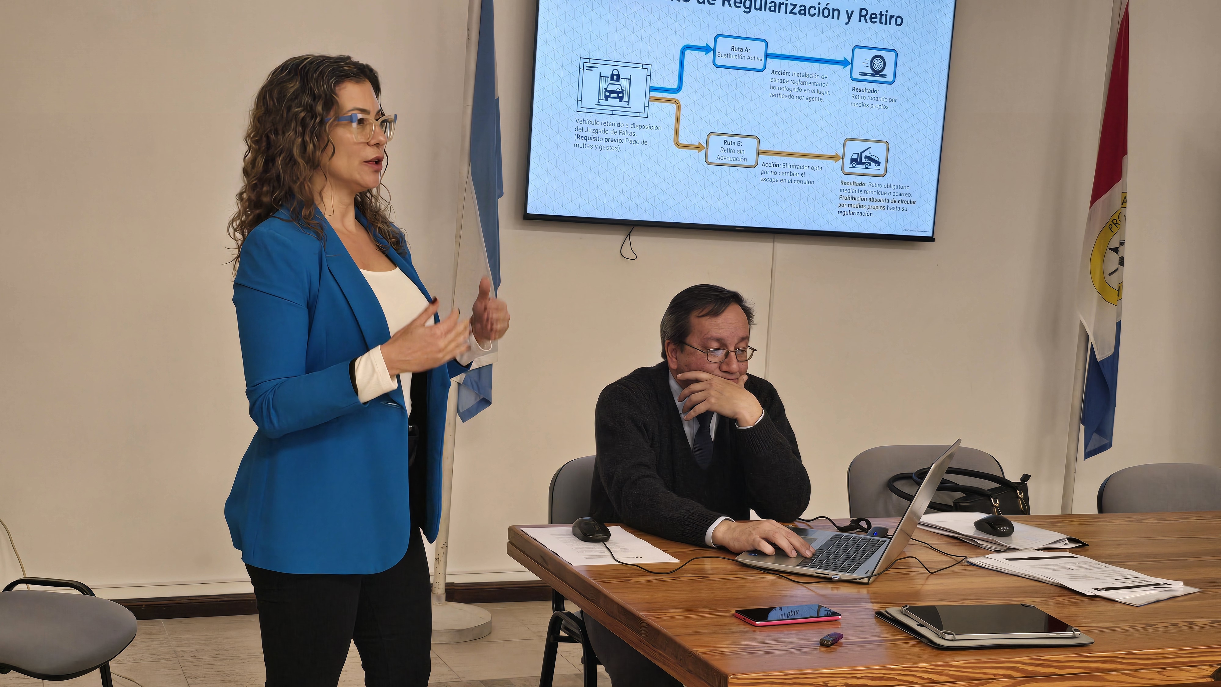 Reconquista capacita a inspectores para implementar la nueva normativa contra la contaminación acústica vehicular