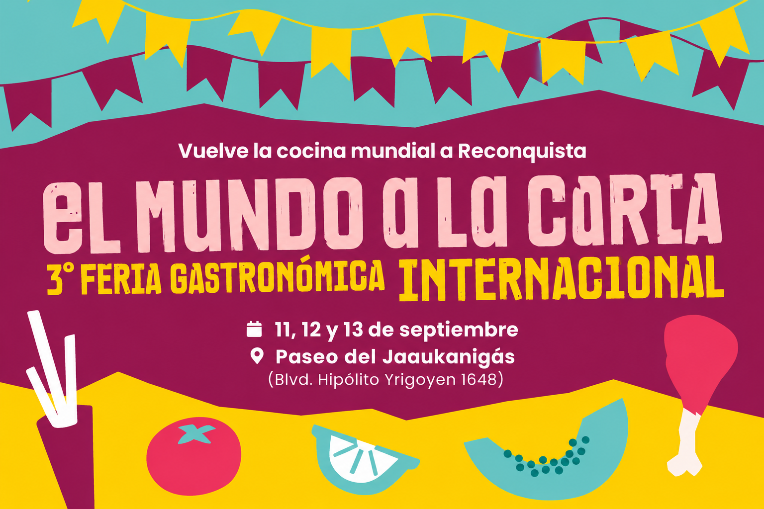 Reconquista propone un festín de sabores con una nueva edición de “El Mundo a la Carta”